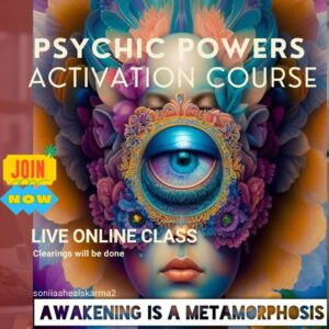 INTUITION AND PSYCHIC POWER ACTIVATION & SOUL MATRIX MASTERCLASS